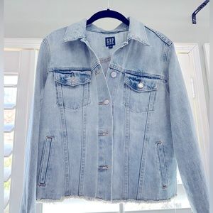 Gap Brand, Distressed Jean Jacket, M